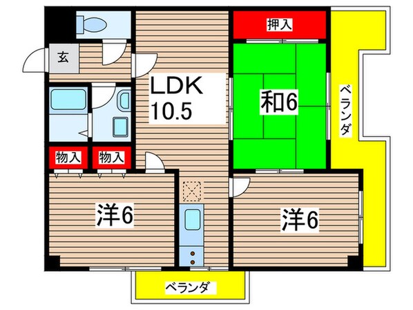 Ｍay Fair 塩付の物件間取画像